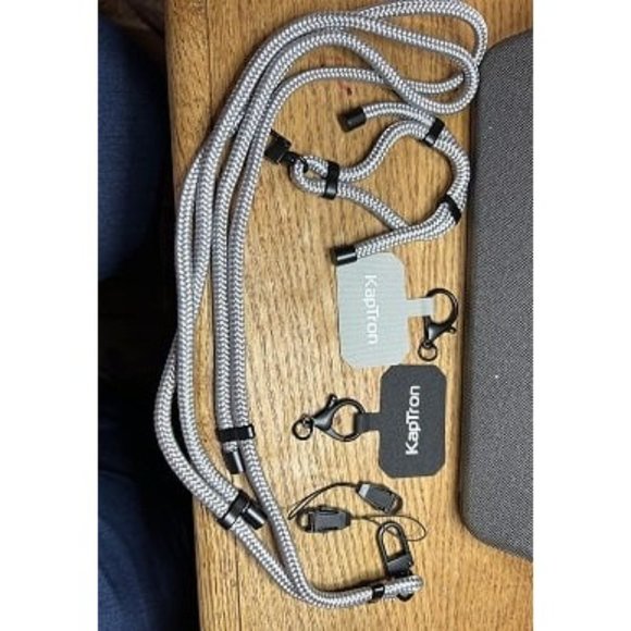 New Universal Phone Lanyard with Wrist Strap, Adjustable Crossbody Cell Phone - Picture 2 of 2